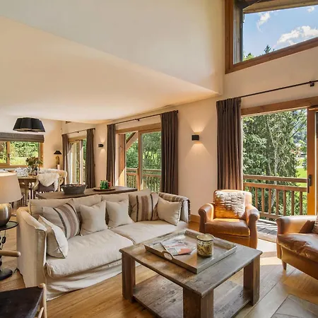 Luxury Sauna Cinema Mont Blanc Views In Holiday home Megeve