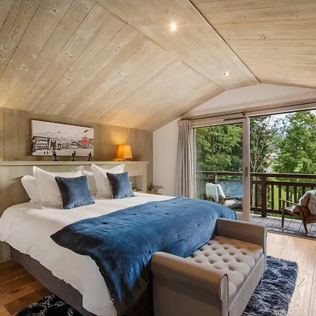 Luxury Sauna Cinema Mont Blanc Views In Holiday home *